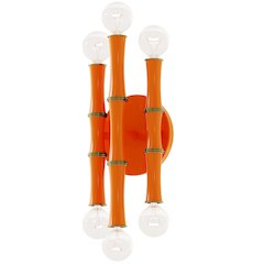 Kane Wall Sconce in Pumpkin Color