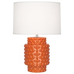 Pumpkin Dolly Accent Lamp in Pumpkin Glazed Textured Ceramic Color