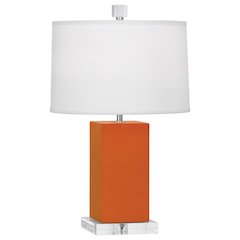 Pumpkin Harvey Accent Lamp in Pumpkin Glazed Ceramic Color