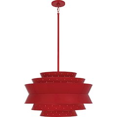 Pierce Pendant in Ruby Red Gloss Color