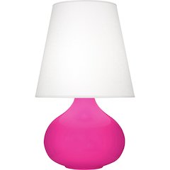 Razzle Rose June Accent Lamp in Razzle Rose Glazed Ceramic Color