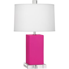 Razzle Rose Harvey Accent Lamp in Razzle Rose Glazed Ceramic Color