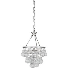 Bling Pendant in Polished Nickel Color