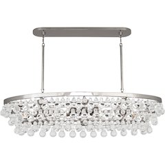 Bling Chandelier in Polished Nickel Color