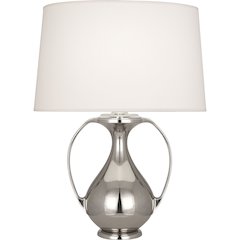 Belvedere Table Lamp in Polished Nickel Color