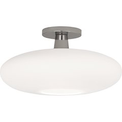 Rico Espinet Ovo Flushmount in Polished Nickel Color