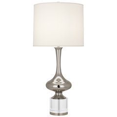 Jeannie Table Lamp in Polished Nickel Color