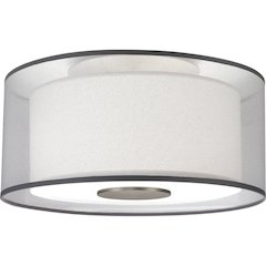Saturnia Flushmount in Stainless Steel Color