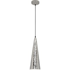 Dal Pendant in Polished Nickel Color