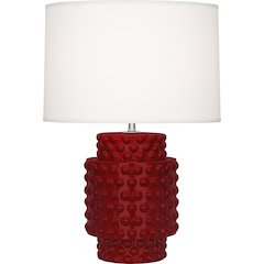 Sangria Dolly Accent Lamp in Sangria Glazed Textured Ceramic Color