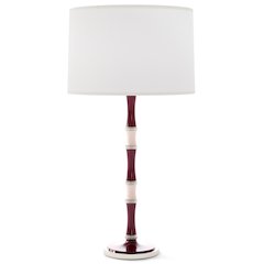 Kane Table Lamp in Sugar Plum And Rose Water Color