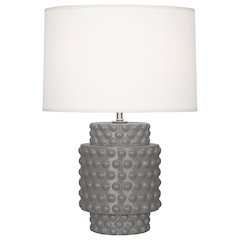 Smokey Taupe Dolly Accent Lamp in Smokey Taupe Glazed Textured Ceramic Color