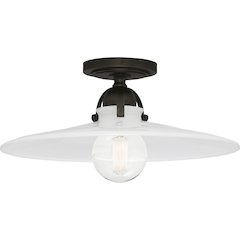 Rico Espinet Arial Flushmount in Deep Patina Bronze Color