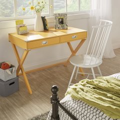 Set of 2, White Finish Metal High Back Windsor Side Chair With Wood Seat