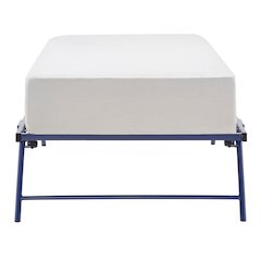 Navy Blue Finish Daybed With Lift-Up Trundle