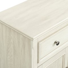 Carl Two Door One Drawer Cabinet - Cream