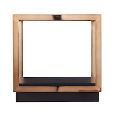 Lexina Glass-Top End Table