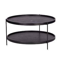 Verlington Round Farmhouse Style Cocktail Table