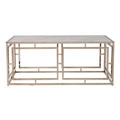 Simondley Faux Marble Cocktail Table