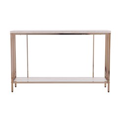 Brexlyn Faux Stone Console Table