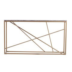 Arendal Faux Marble Skinny Console Table