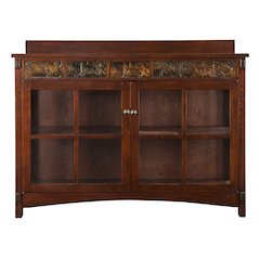 Camino Mission Faux Slate Sideboard and Display Curio