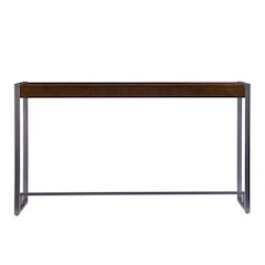 Macen Console - Dark Tobacco with Gunmetal