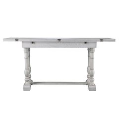 Edenderry Farmhouse Folding Trestle Console to Dining Table