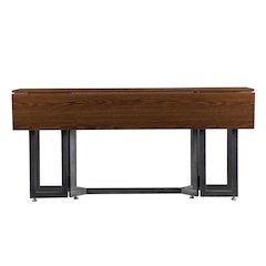Driness Drop Leaf Table - Tobacco with Gray