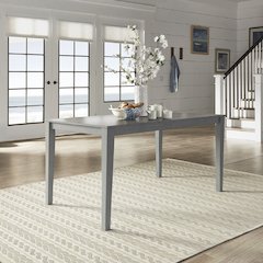 Antique Grey Finish 60" Dining Table