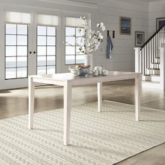 Antique White Finish 60" Dining Table