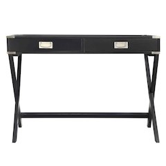 Vulcan Black Finish X-Base Box Desk