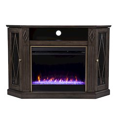 Austindale Color Changing Fireplace with Media Storage