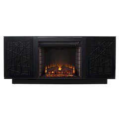 Delgrave Electric Media Fireplace with Storage