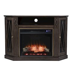 Austindale Touch Screen Electric Fireplace with Media Storage