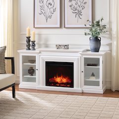 Lincoln 4-Shelf Electric Fireplace