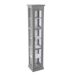 Balterley Curio Cabinet with Glass Door in Grey Color