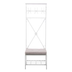 Dovanti Entryway Hall Tree Bench with Storage - Distressed