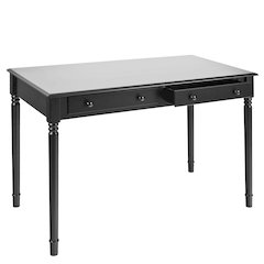 Writing 2-Drawer Desk – Satin
