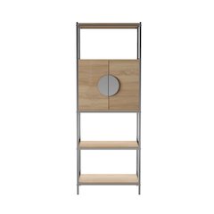 Northdom Tall Bar Cabinet with Wine Storage