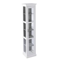 Balterley Tall Curio Glass Door in White Color