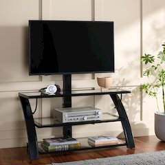 Aiden 3-In-1 Flat Panel Media TV Stand