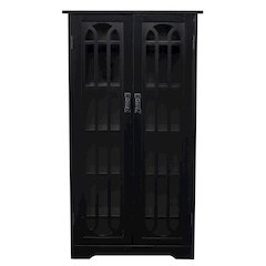 Window Pane Media Cabinet