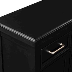 Brielle Beveled Glass Door Server