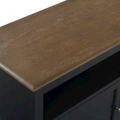 Christine 44" Corner TV Stand - Louvered Doors
