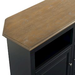 Christine 44" Corner TV Stand - Raised Panel Doors