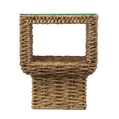 Pallston Water Hyacinth Accent Table