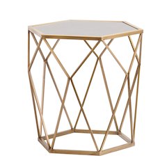 Joelle Geometric Accent Table