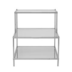 Knox Glam Mirrored Accent Table