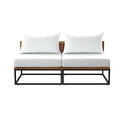 Taradale Modular Outdoor Loveseat with Cushions